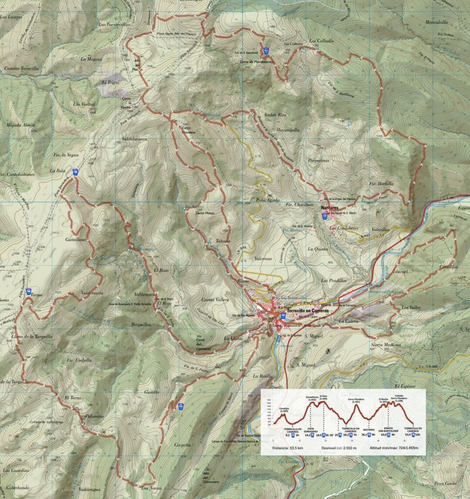 Perfil ULTRA 2022 con mapa