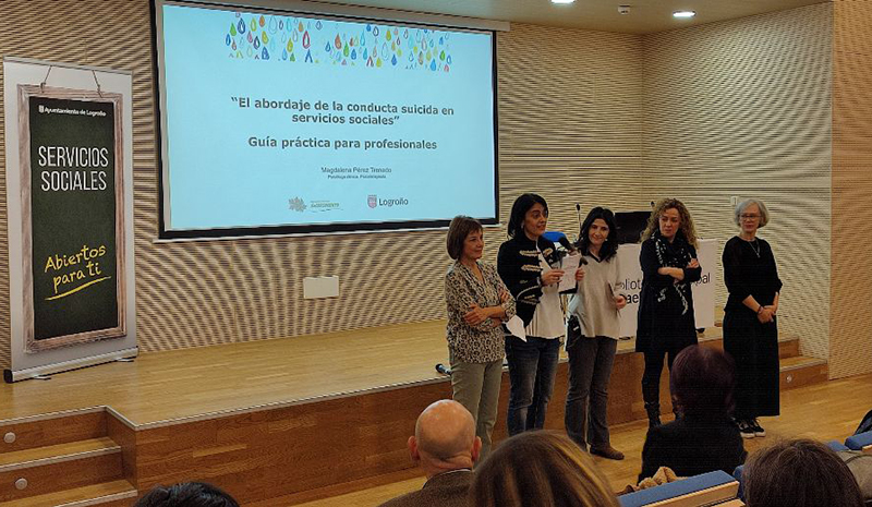 El Ayuntamiento de Logroño desarrolla una jornada informativa sobre cómo abordar la conducta suicida 1 Presentacion guia 17 11 23 1