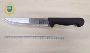 cuchillo incautado por Policía Local