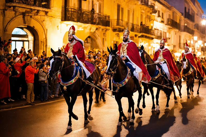 Three Kings Parade in Spain