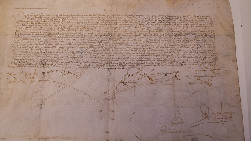 El IER adquiere un privilegio firmado por los Reyes Católicos al Monasterio de Santa María de Nájera 1 493599 1
