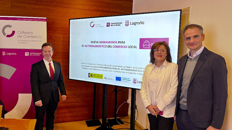 La Cátedra de Comercio desarrolla una herramienta para el autodiagnóstico del comercio local logroñés 1 Presentacion herramienta comercio